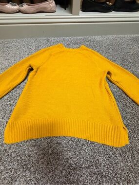 Old Navy Bright Mustard Yellow Crewneck Sweater